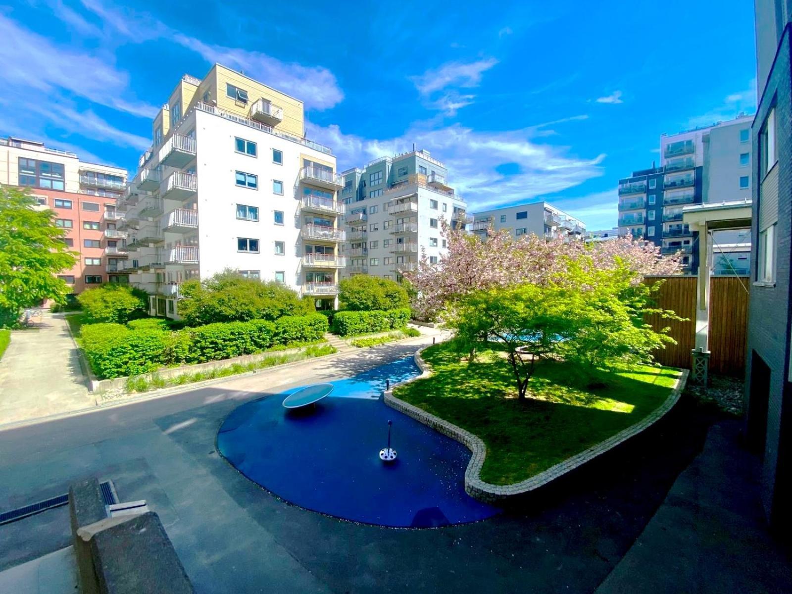 City Center Flat W Roof Top Terrace & Free Parking Oslo Exterior foto